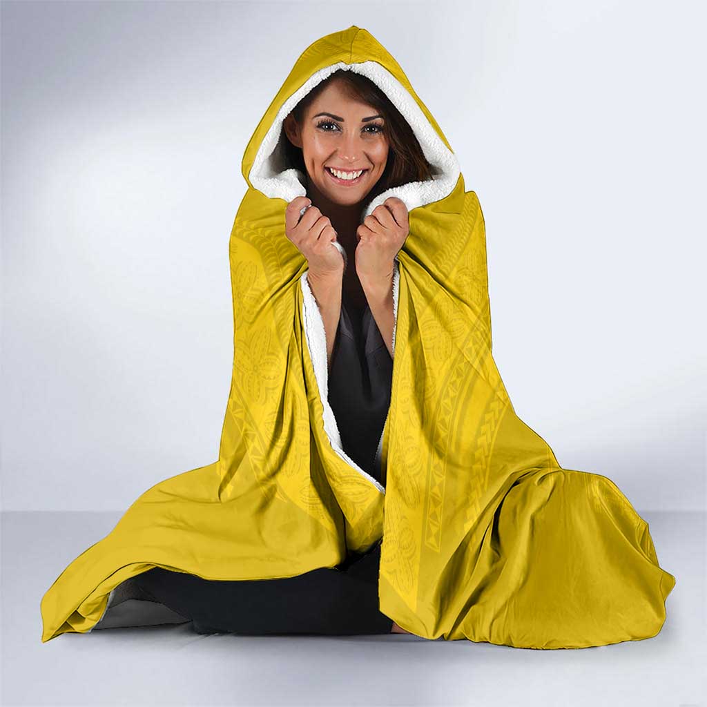 Custom Niue Rugby Hooded Blanket Hiapo Tribal Motifs Sporty Style LT03 - Polynesian Pride