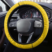 Niue Rugby Steering Wheel Cover Hiapo Tribal Motifs Sporty Style LT03 - Polynesian Pride
