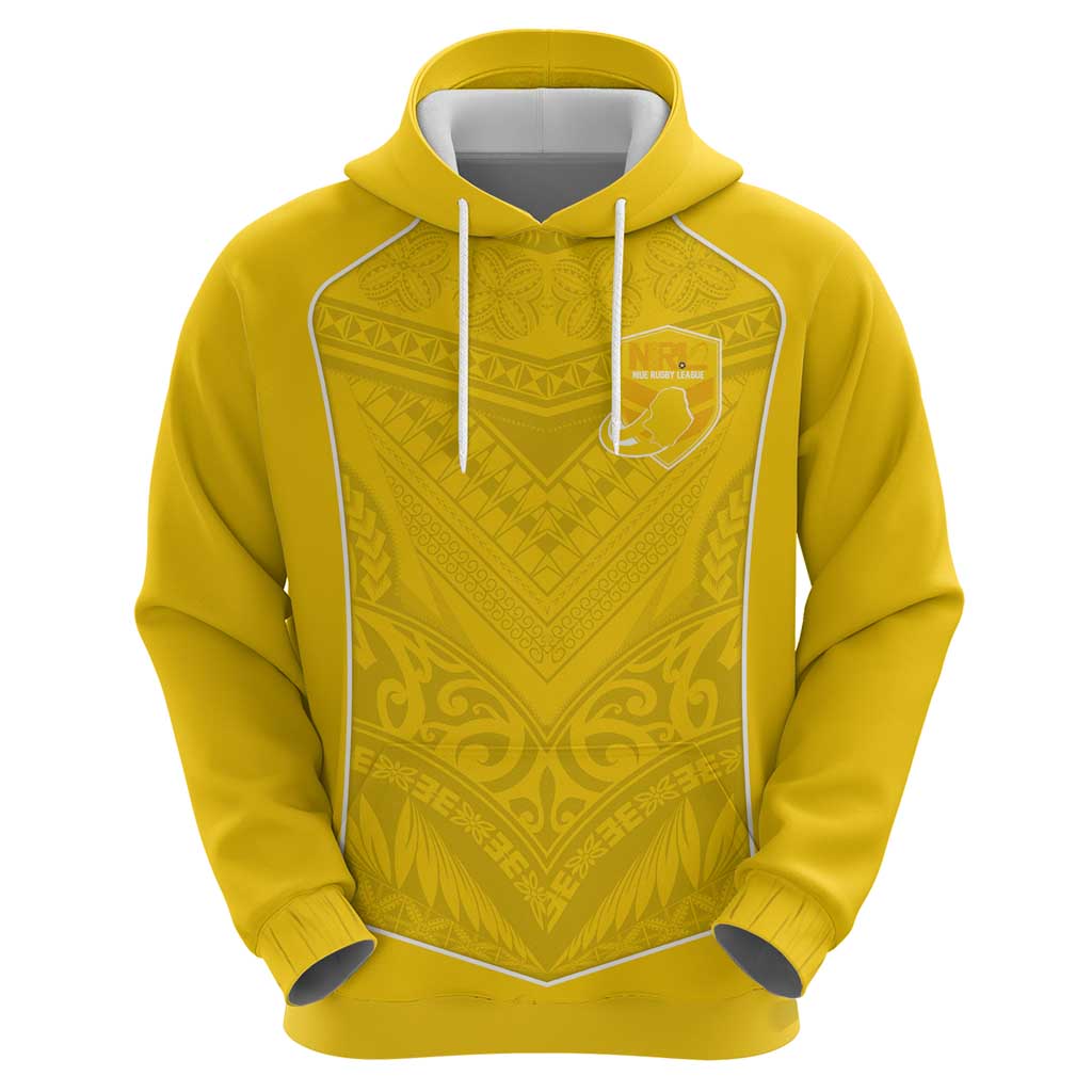 Custom Niue Rugby Zip Hoodie Hiapo Tribal Motifs Sporty Style LT03 - Polynesian Pride