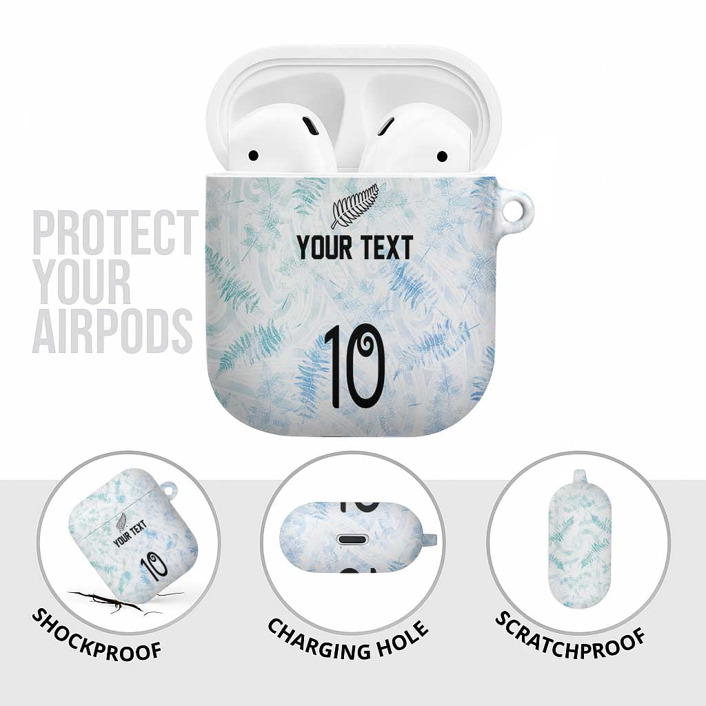 Custom New Zealand Football AirPods Case The Whites-Aotearoa Inspired LT03 - Polynesian Pride