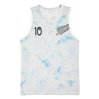 Custom New Zealand Football Basketball Jersey The Whites-Aotearoa Inspired LT03 Unisex White - Polynesian Pride