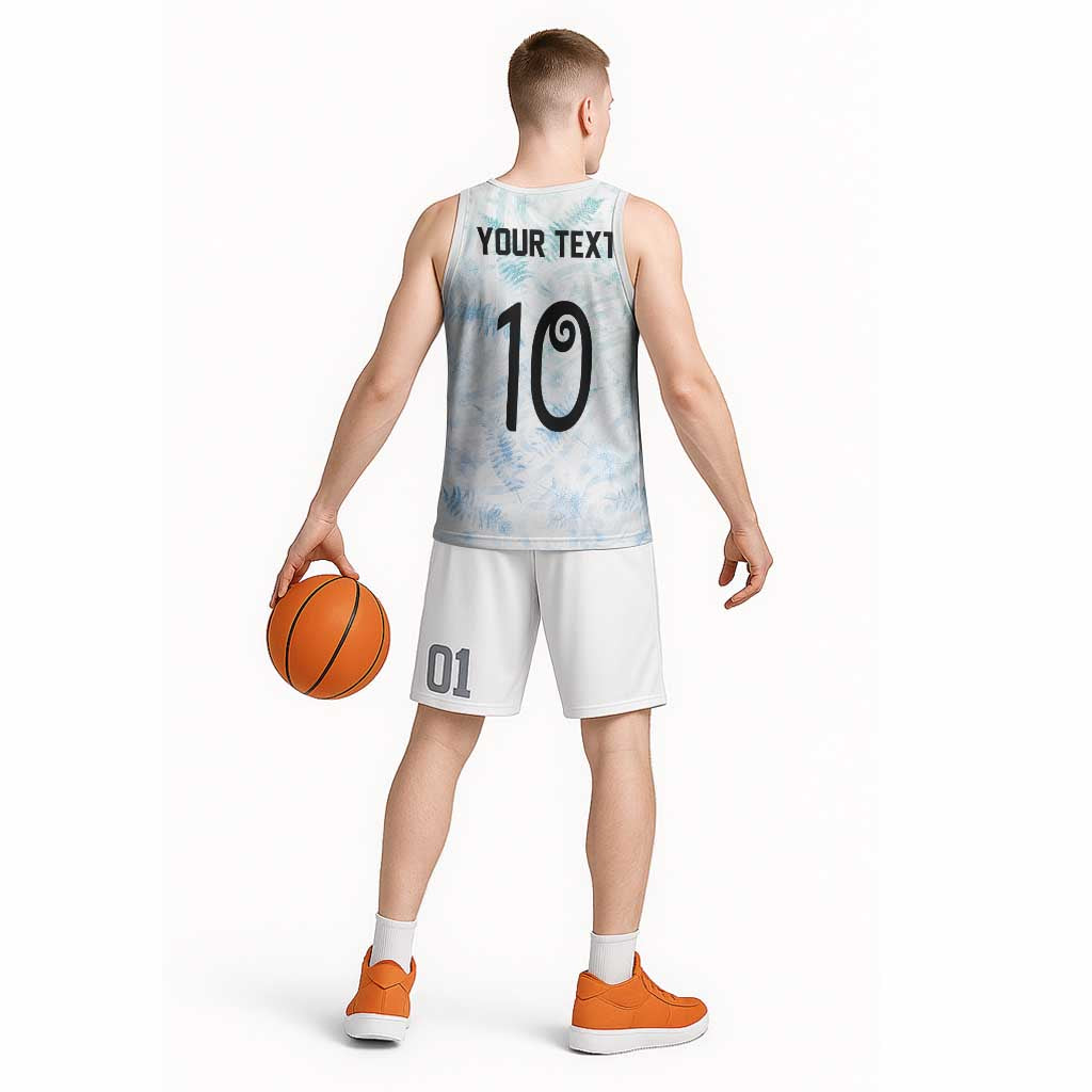 Custom New Zealand Football Basketball Jersey The Whites-Aotearoa Inspired LT03 - Polynesian Pride