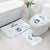 Custom New Zealand Football Bathroom Set The Whites-Aotearoa Inspired - Polynesian Pride