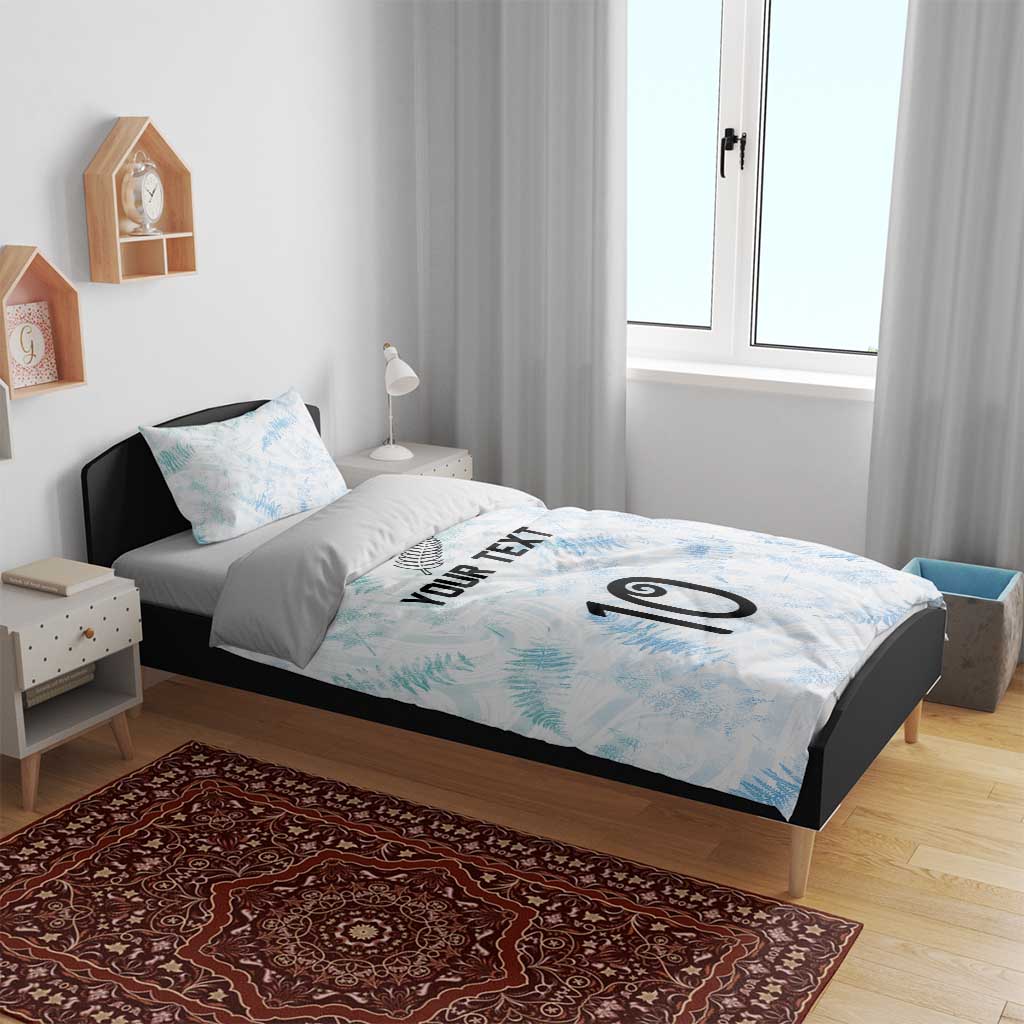 Custom New Zealand Football Bedding Set The Whites-Aotearoa Inspired - Polynesian Pride