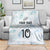 Custom New Zealand Football Blanket The Whites-Aotearoa Inspired - Polynesian Pride