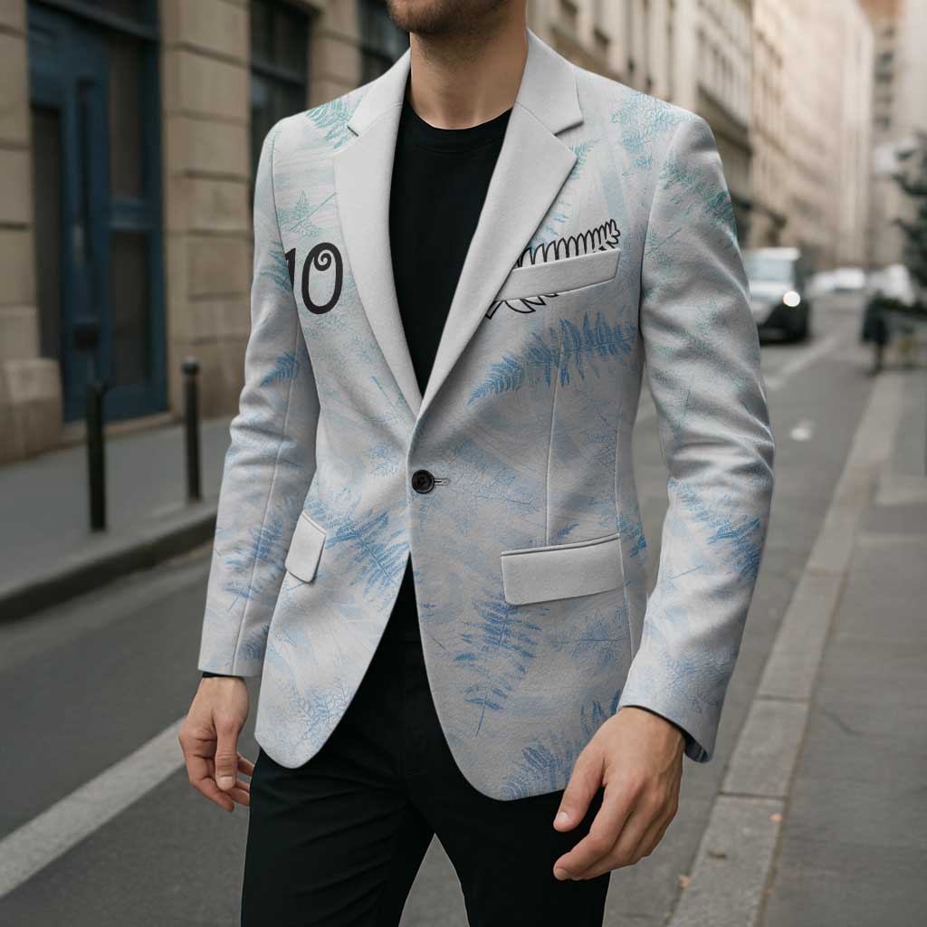 Custom New Zealand Football Blazer The Whites-Aotearoa Inspired - Polynesian Pride