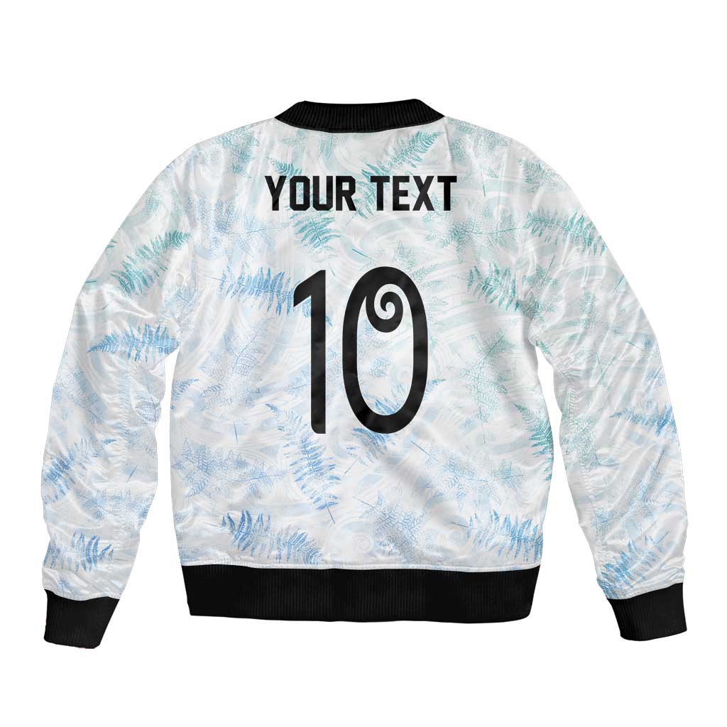 Custom New Zealand Football Bomber Jacket The Whites-Aotearoa Inspired - Polynesian Pride