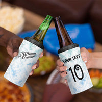 Custom New Zealand Football 4 in 1 Can Cooler Tumbler The Whites-Aotearoa Inspired LT03 - Polynesian Pride