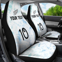 Custom New Zealand Football Car Seat Cover The Whites-Aotearoa Inspired LT03 - Polynesian Pride