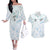 Custom New Zealand Football Couples Matching Off The Shoulder Long Sleeve Dress and Hawaiian Shirt The Whites-Aotearoa Inspired - Polynesian Pride