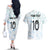 Custom New Zealand Football Couples Matching Off The Shoulder Long Sleeve Dress and Hawaiian Shirt The Whites-Aotearoa Inspired - Polynesian Pride