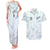 Custom New Zealand Football Couples Matching Tank Maxi Dress and Hawaiian Shirt The Whites-Aotearoa Inspired - Polynesian Pride