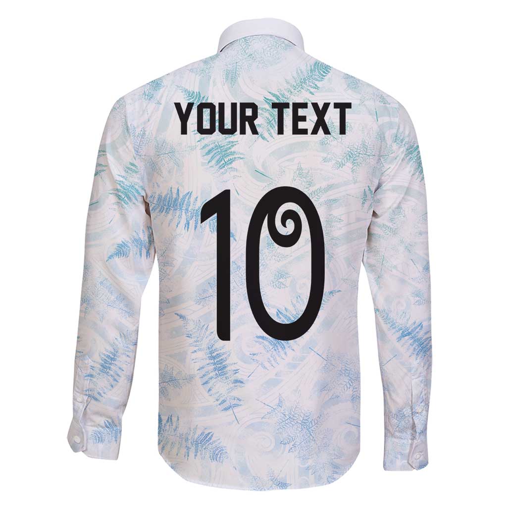 Custom New Zealand Football Family Matching Long Sleeve Bodycon Dress and Hawaiian Shirt The Whites-Aotearoa Inspired LT03 - Polynesian Pride
