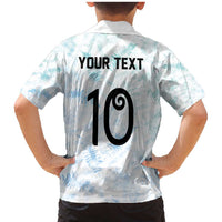 Custom New Zealand Football Family Matching Mermaid Dress and Hawaiian Shirt The Whites-Aotearoa Inspired LT03 - Polynesian Pride
