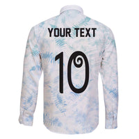 Custom New Zealand Football Family Matching Off The Shoulder Long Sleeve Dress and Hawaiian Shirt The Whites-Aotearoa Inspired LT03 - Polynesian Pride