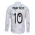 Custom New Zealand Football Family Matching Off The Shoulder Long Sleeve Dress and Hawaiian Shirt The Whites-Aotearoa Inspired - Polynesian Pride