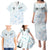 Custom New Zealand Football Family Matching Puletasi and Hawaiian Shirt The Whites-Aotearoa Inspired - Polynesian Pride