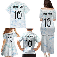 Custom New Zealand Football Family Matching Puletasi and Hawaiian Shirt The Whites-Aotearoa Inspired LT03 - Polynesian Pride