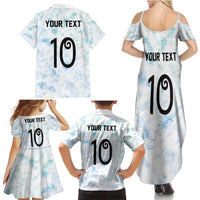 Custom New Zealand Football Family Matching Summer Maxi Dress and Hawaiian Shirt The Whites-Aotearoa Inspired LT03 - Polynesian Pride
