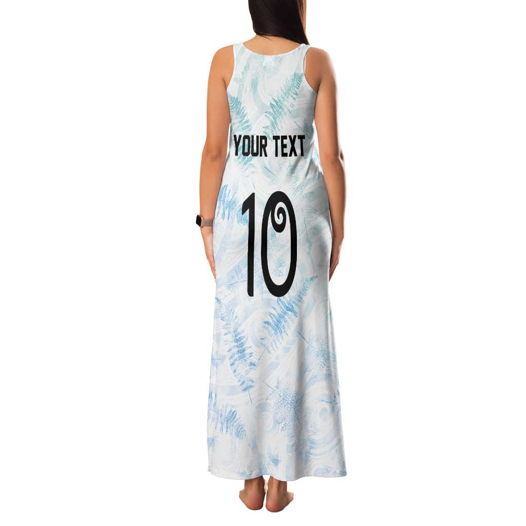 Custom New Zealand Football Family Matching Tank Maxi Dress and Hawaiian Shirt The Whites-Aotearoa Inspired LT03 - Polynesian Pride