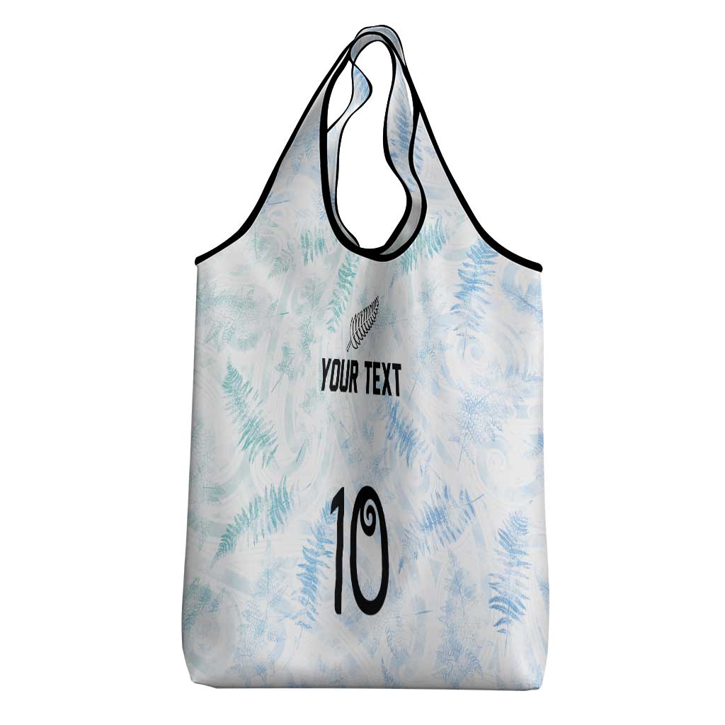 Custom New Zealand Football Grocery Bag The Whites-Aotearoa Inspired LT03 - Polynesian Pride