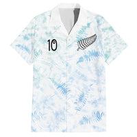 Custom New Zealand Football Hawaiian Shirt The Whites-Aotearoa Inspired LT03 White - Polynesian Pride