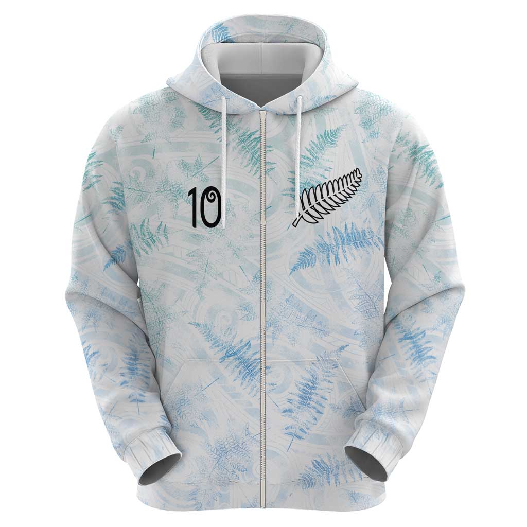 Custom New Zealand Football Hoodie The Whites-Aotearoa Inspired LT03 - Polynesian Pride