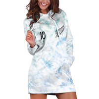 Custom New Zealand Football Hoodie Dress The Whites-Aotearoa Inspired LT03 White - Polynesian Pride