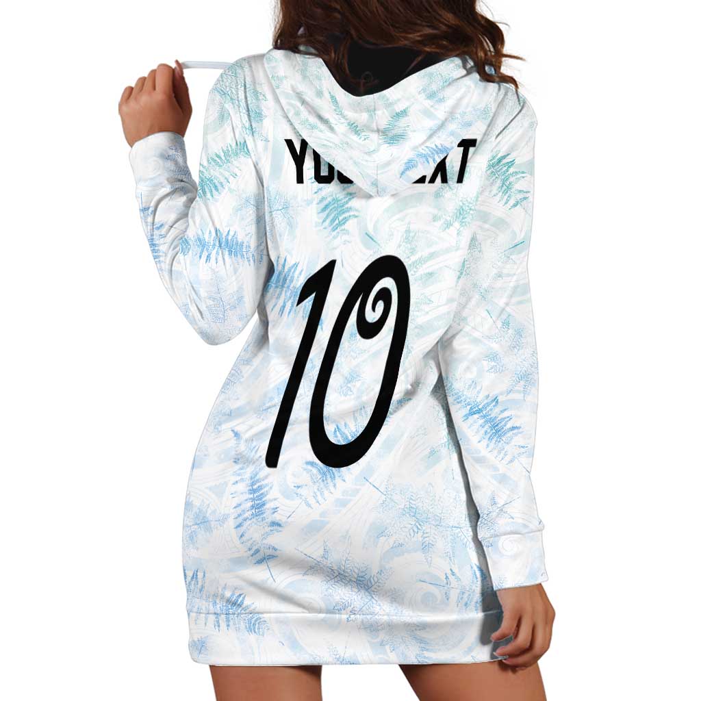 Custom New Zealand Football Hoodie Dress The Whites-Aotearoa Inspired LT03 - Polynesian Pride