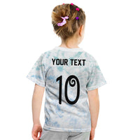 Custom New Zealand Football Kid T Shirt The Whites-Aotearoa Inspired LT03 - Polynesian Pride