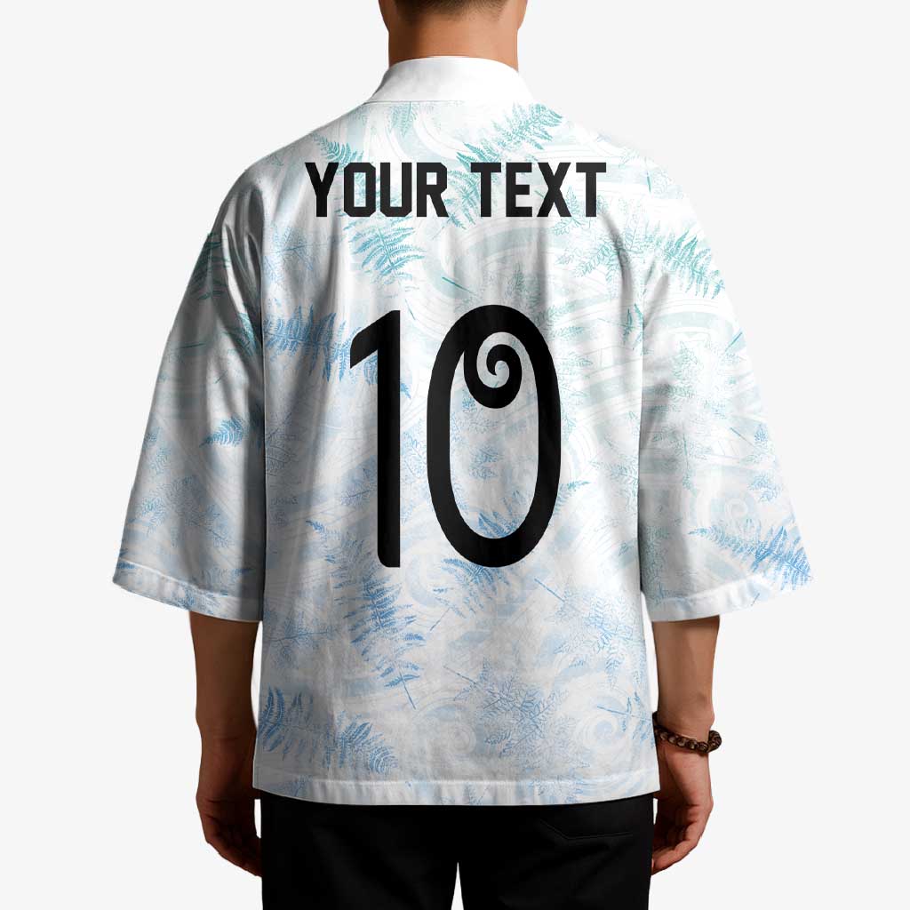 Custom New Zealand Football Kimono The Whites-Aotearoa Inspired - Polynesian Pride