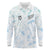 Custom New Zealand Football Long Sleeve Polo Shirt The Whites-Aotearoa Inspired - Polynesian Pride