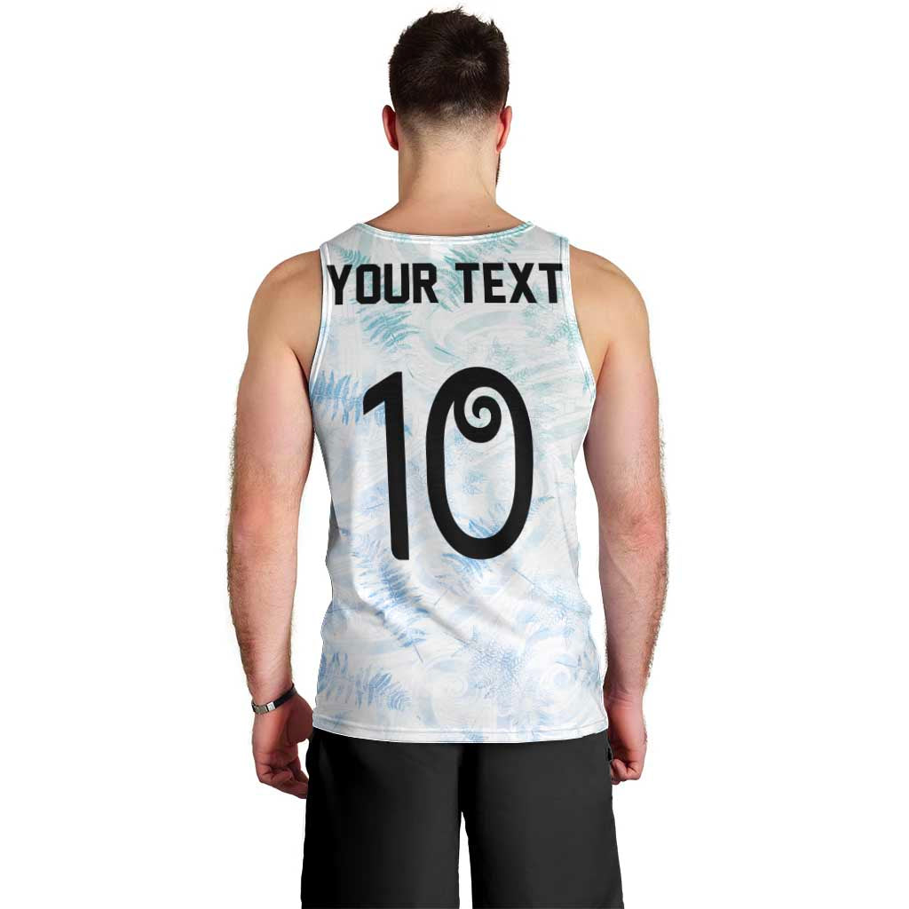 Custom New Zealand Football Men Tank Top The Whites-Aotearoa Inspired LT03 - Polynesian Pride