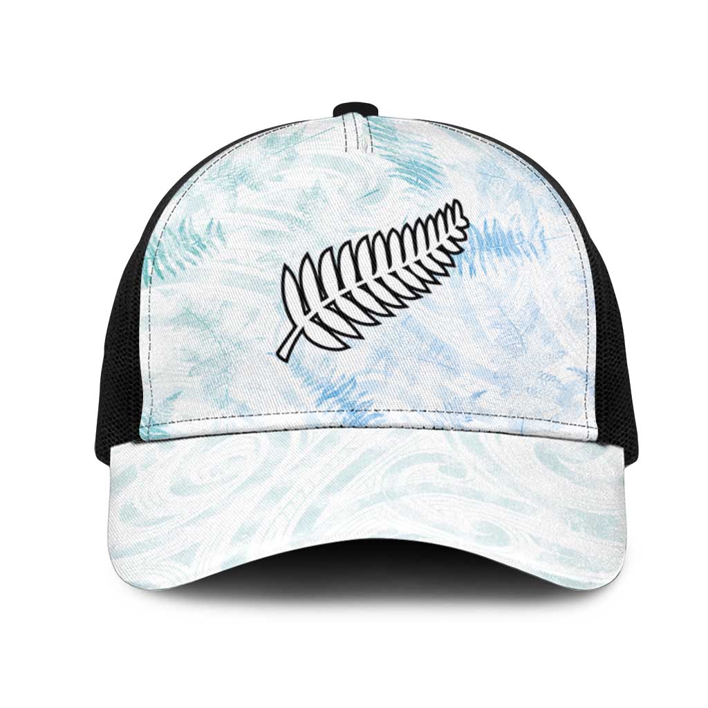 New Zealand Football Mesh Trucker Cap The Whites-Aotearoa Inspired - Polynesian Pride