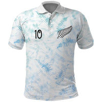Custom New Zealand Football Polo Shirt The Whites-Aotearoa Inspired - Polynesian Pride