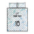 Custom New Zealand Football Quilt Bed Set The Whites-Aotearoa Inspired - Polynesian Pride