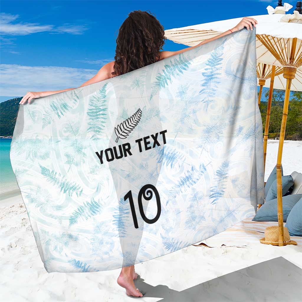 Custom New Zealand Football Sarong The Whites-Aotearoa Inspired - Polynesian Pride