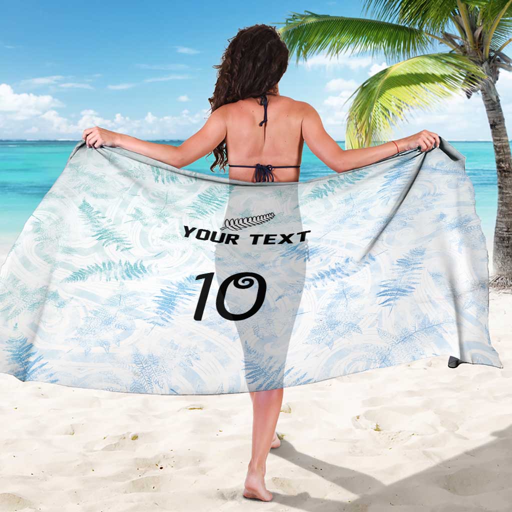 Custom New Zealand Football Sarong The Whites-Aotearoa Inspired - Polynesian Pride