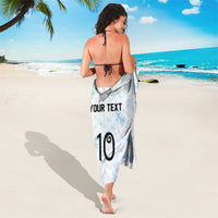 Custom New Zealand Football Sarong The Whites-Aotearoa Inspired - Polynesian Pride