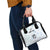 Custom New Zealand Football Shoulder Handbag The Whites-Aotearoa Inspired - Polynesian Pride