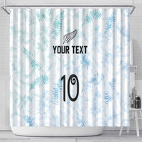Custom New Zealand Football Shower Curtain The Whites-Aotearoa Inspired LT03 - Polynesian Pride