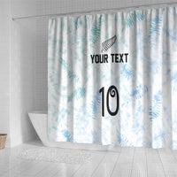 Custom New Zealand Football Shower Curtain The Whites-Aotearoa Inspired LT03 - Polynesian Pride