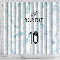 Custom New Zealand Football Shower Curtain The Whites-Aotearoa Inspired LT03 - Polynesian Pride