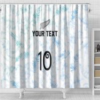 Custom New Zealand Football Shower Curtain The Whites-Aotearoa Inspired LT03 - Polynesian Pride