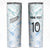 Custom New Zealand Football Skinny Tumbler The Whites-Aotearoa Inspired - Polynesian Pride