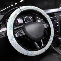 New Zealand Football Steering Wheel Cover The Whites-Aotearoa Inspired LT03 Universal Fit White - Polynesian Pride