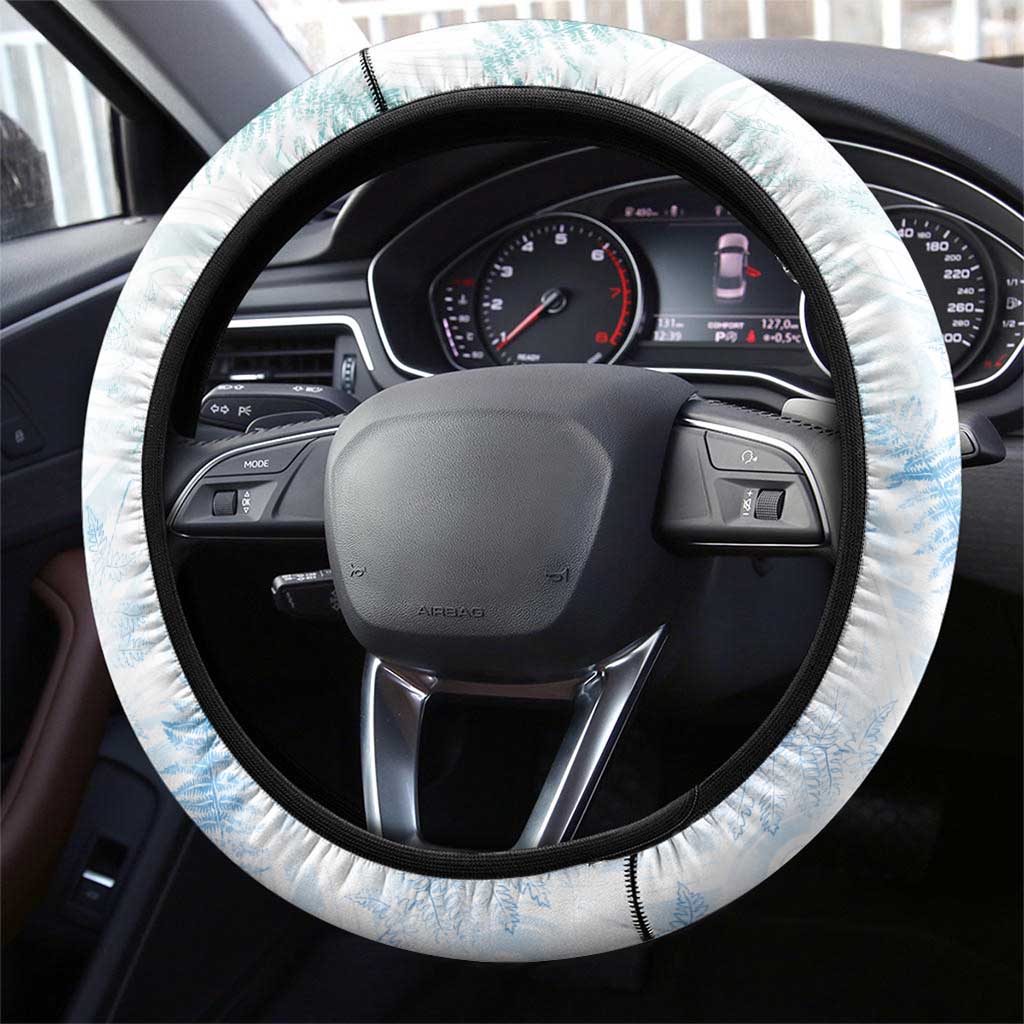 New Zealand Football Steering Wheel Cover The Whites-Aotearoa Inspired LT03 - Polynesian Pride
