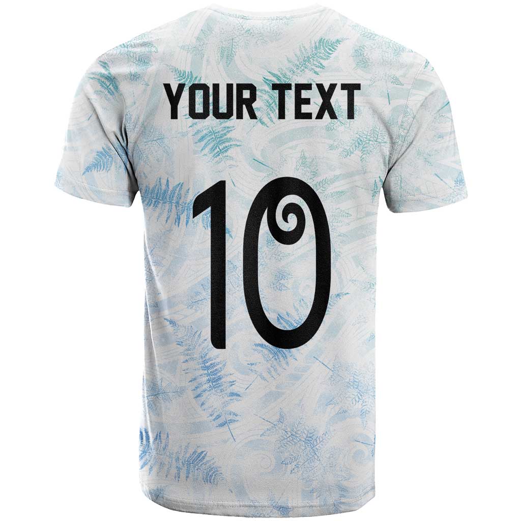 Custom New Zealand Football T Shirt The Whites-Aotearoa Inspired LT03 - Polynesian Pride