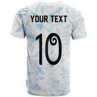 Custom New Zealand Football T Shirt The Whites-Aotearoa Inspired LT03 - Polynesian Pride