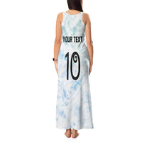 Custom New Zealand Football Tank Maxi Dress The Whites-Aotearoa Inspired LT03 - Polynesian Pride